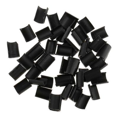 Sarja hiustenpidennykset kynnet keratiinikynnessä Musta