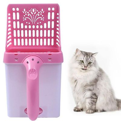 Kattegrus scooper boks Pink