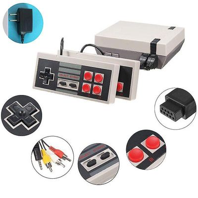 Liltop Indbygget 620 Retro Mini Nes Classic Nostalgisk Tv Videospilkonsol + 2 controllere US Plug