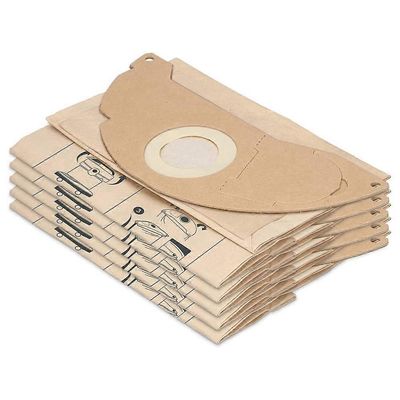 10 kpl pölynimuripussit, jotka ovat yhteensopivia Karcher WD2, MV2:n kanssa, korvaavat Karcher 6.904-322.0 ruskea