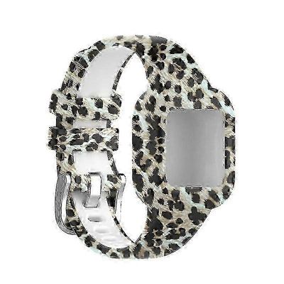 Garminfit Jr 3 / Garmin Vivofit Jr 3 hengittävä hienkestävä naarmuuntumaton urheiluranneke - Weekday Edition Ruskea leopardi