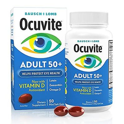 Ocuvite Eye Vitamin Mineral Supplement 50 Count pakkaus voi vaihdella