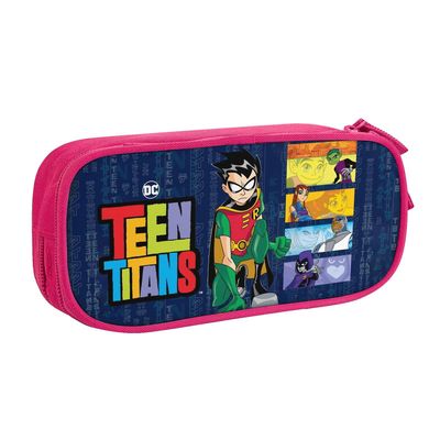 Teen Titans Go! Penaali, monikäyttöinen kynäkotelo, suurikapasiteettinen kestävä lyijykynäpussin säilytyskynä pussin järjestäjä paperitavarat OneSi...