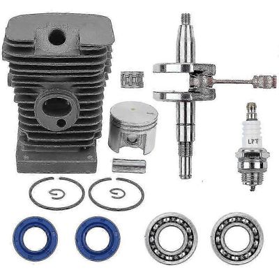 38 mm: n moottorin moottorin osat sylinterin männän tulpan työkalutappi rengas kampiakselin moottorisahasarja Ms170 MS180: lle