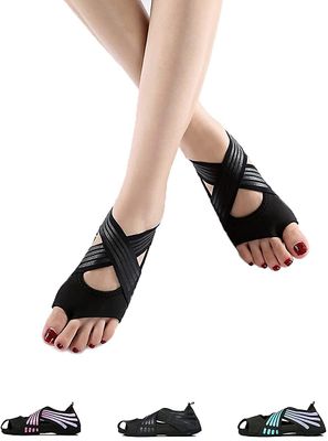 Grape Pp Skridsikre yogasokker med greb, tåløs anti-skid pilates