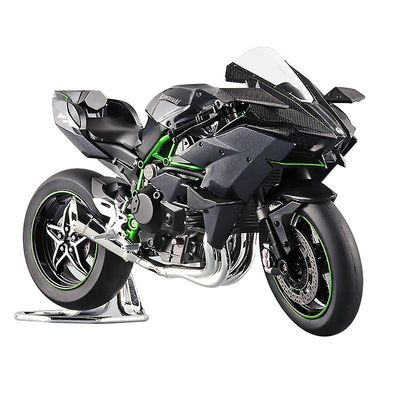 Wfuo 1:18 Kawasaki Ninja H2 R -moottoripyörä Maisto Painevaluseosmalli Lelu Musta Ninja H2r moottoripyörä irrotettava kokoelmalahja
