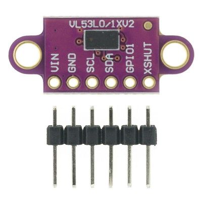 Circuit tilbehør vl53l0x time-of-flight (tof) laser spænder sensor breakout 940nm gy-vl53l0xv2 laser afstand modul i2c iic 25mm * 10,7 mm