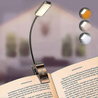Gritin Book Light 3 tilassa ja ladattava akku opiskeluun