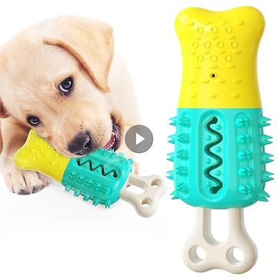 Hund Legetøj Pet tandbørste Teddy Hund Brush Bad Breath Tandsten Tænder Tool Kindtænder Gnave Legetøj A