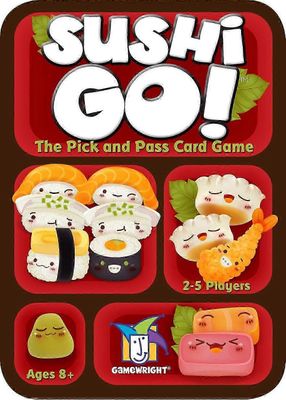 Kroeger Sushi Go! - Valitse ja syötä -korttipeli, vahvistaa todennäköisyyttä, strategista ajattelua.