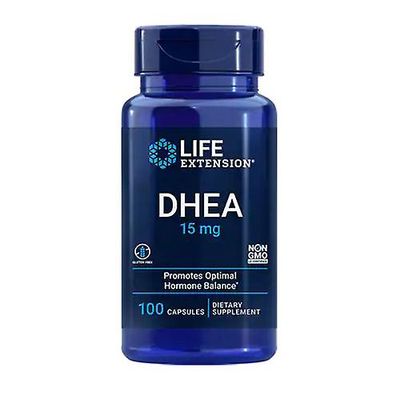 Life Extension DHEA, 15 mg, 100 hætter (Pakke med 2)