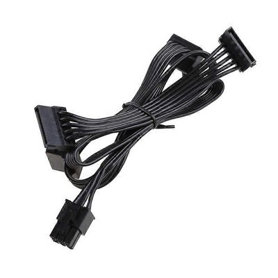 6Pin - 4 SATA kiintolevyn virtajohto RM550x RM650x RM750x RM850x RM1000x