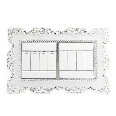 Varychmoo Lys Switch Surround Socket Plade Panel Edge Plast Decors 172x86mm