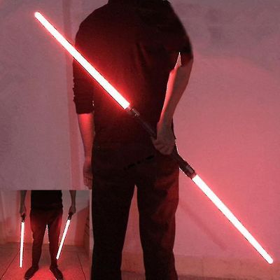 Lasermiekka Valomiekka Kaksinkertainen miekka Katana Lahja pojalle