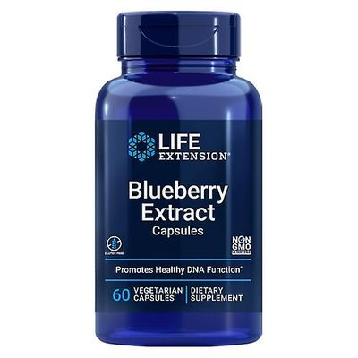 Life Extension Mustikkauute kapselit, 60 vcaps (pakkaus 1)