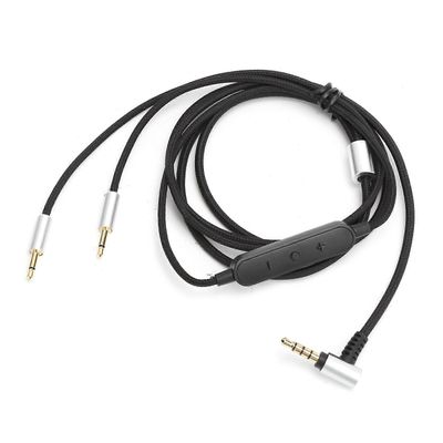Kuulokekaapeli johto-ohjauksella sopii Sennheiser HD202 HD497 HD447 HD212 pro EH250 EH350