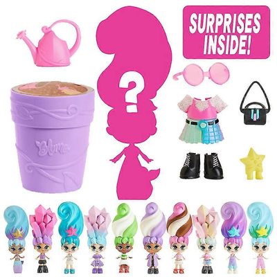 Bloom pitkäkarvainen kukkaruukku nukke sokea laatikkolelu