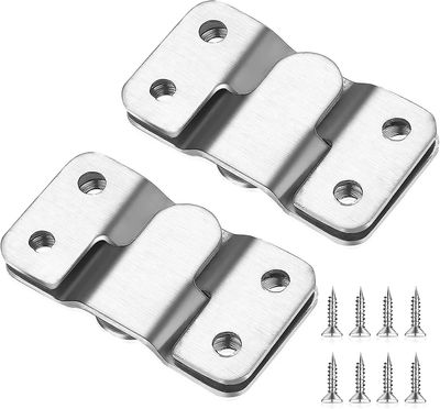 Brackets 4 stykker Acsergery Gift Flush skjult monteringsbrakett, kraftig spylefeste