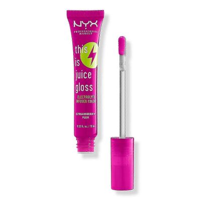 Nyx Professional Makeup Tämä on Juice Gloss Hydrating Lip Gloss, Strawberry Flex, 0.33 oz