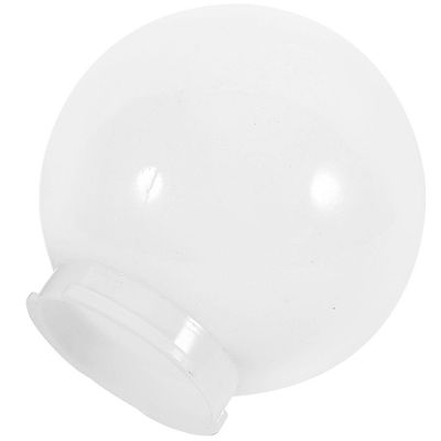 Lampun pylväs maapallo lampunvarjostin kodin akryylilampunvarjostin ulkopuutarhan seinävalaisimen kansi helppo asentaa ja poistaa 1 pakkaus Valkoin...