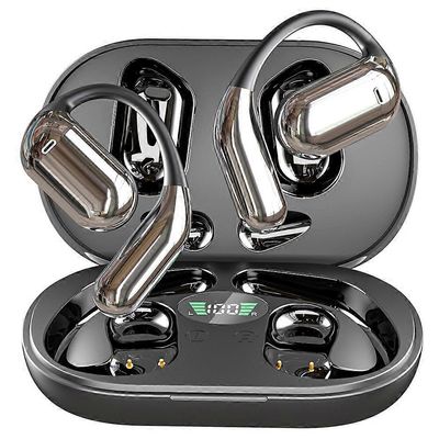 YYK-Q16 langattomat bluetooth avoimet korvakuulokkeet korvakoukku stereo musiikki pelikuulokkeet - musta Monivärinen Black