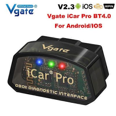 Vgate iCar Pro elm327 V2.3 OBD 2 OBD2 auton automaattinen diagnostiikkaskanneri WIFI Bluetooth 4.0 IOS-skannaustyökalulle ODB2 PK ELM 327 V1 5 BT4.0