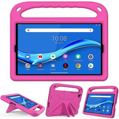 Lenovo Tab M10 FHD Plus TB-X606F / TB-X606M -kahvalle kannettava EVA-iskunkestävä suojakotelo kolmionpidikkeellä