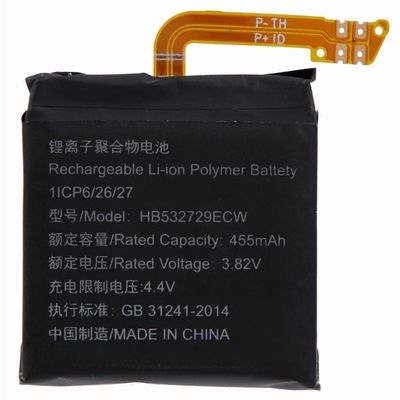 Huawei Watch GT 2 46mm 3.82V 455mAh Li-Ion polymeeriakkukokoonpano (koodaus: HB532729ECW)