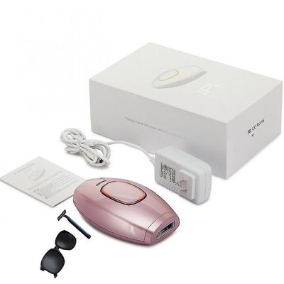 Barsinfi Hårfjerning Laser Epilator 300000 Flash barbering og hårfjerning Permanent Epilator Pink