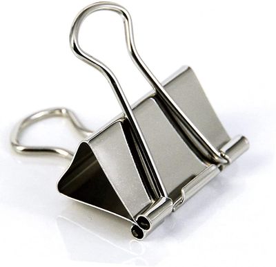 Ekstra store bindemiddelclips 1,25 tommer (20 pakke), store papirklemmer til office