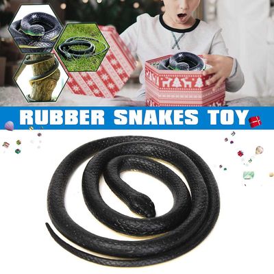 Legetøj Slange Reativ Gave Realistisk Blød Gummi Safari Haverekvisitter Vittighed Spøg Gave Ca. 130 cm Nyhed Og Gag Spil Vittigheder Legetøj