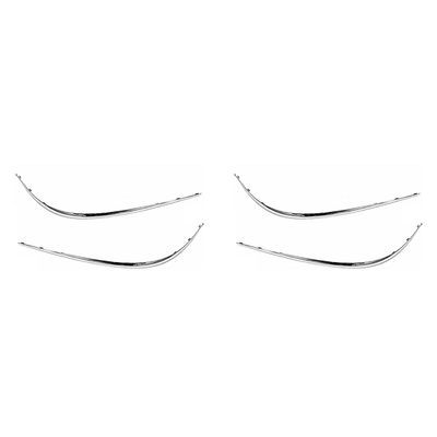 LH eller RH eller 2 par Front Bumper Chrome Strip Trim Molding for W211 2006-2009 2118852321 2118852421 Sølv