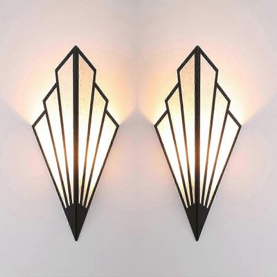 Moderni seinävalaisin yksinkertainen luova seinävalaisin makuuhuone käytävä olohuone seinävalaisinpidike E12 pistorasia art deco valaisin