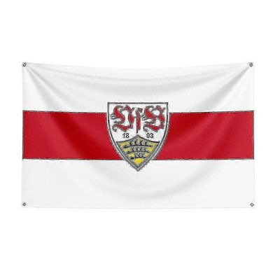3x5 Vfb Stuttgart lippu polyesteripainettu kilpaurheilubanneri sisustukseen B 90 x 150cm