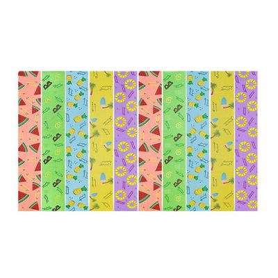 Rantapyyhenauhat, 10 kpl pyyhenauhoja rantatuolille, pyyhekipittimet 12 x 2 tuumaa rantapyyhkeen pitämiseen, kesä Valokuvan väri