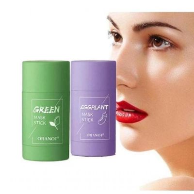 Udrensning Grøn Te Stick Mask rense Clay Stick Mask Oil Control Anti-acne lilla