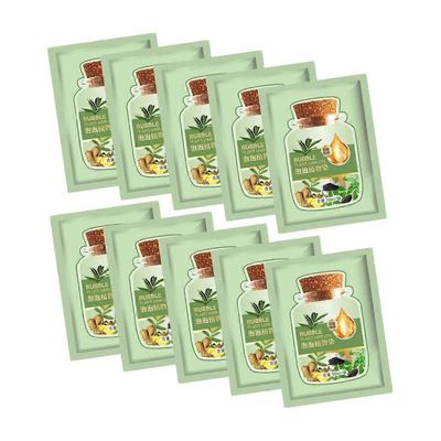 10kpl Bubble Hair Dye Shampoo Pitkäkestoinen Pysyvä Nopeasti peittävä Harmaa Valkoinen Luonnollinen Ravitseva Hiukset Värit Kasvien Dying Cream kahvi