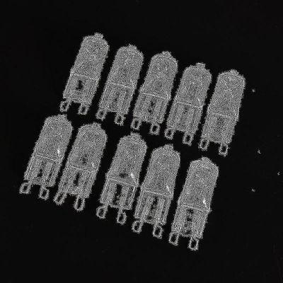 10x G9 Halogeeni lämmin valkoinen toimistokapselilamppulamppu 25w 230v