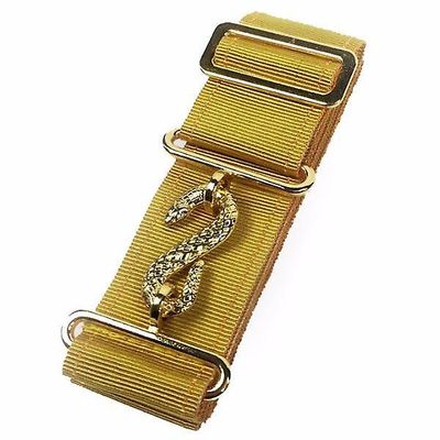 Bricks Masons Masonic bælte extender sennep Guld Large