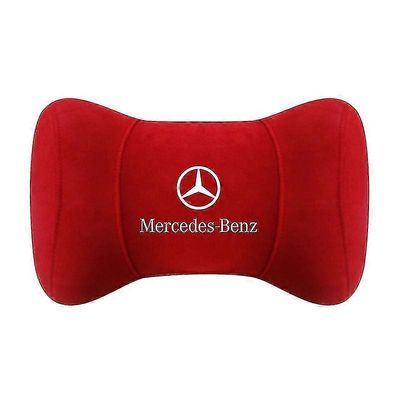 AMG Mercedes-Benz Memory Foam niskatukityyny - Auton niskatyyny istuimen nukkumiseen - Kaulanikamatyyny AMG-punainen