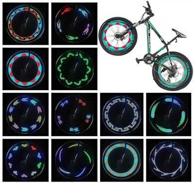Mikasa Led Bike Wheel Lights - Vandtæt cykelhjul lys, Ultra Bright