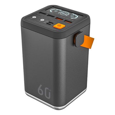 Power Bank 60000mAh pikalataus suuren kapasiteetin ulkona mobiili virtapankki kannettava 36W energiasäiliö