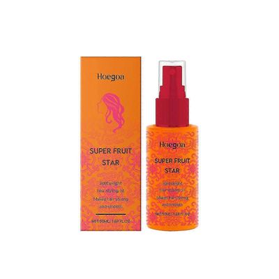 Superfruit Star kevyt hiustenmuotoiluöljy, vahvat ja sileät hiukset, ravitseva, sopii kaikille hiustyypeille, 50 ml 3 kpl