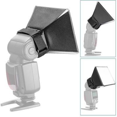 Mini Photo Diffuser Round Square Soft Light Box til Nikon til Sony kamera