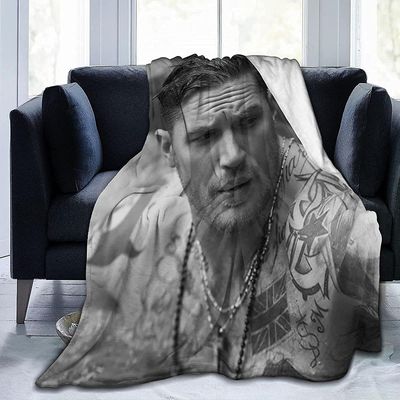 Tom Hardy Myk og behagelig varm fleece teppe for sofa, seng, kontor knepute, seng bil Camp Beach Teppe Kast tepper-S60 60x50in 150x125cm