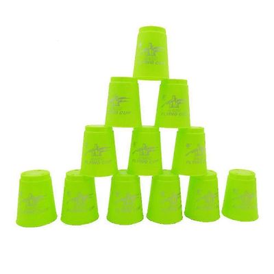 Speed Stacks | Virallinen urheilupinoamissarja - 12 kuppia nopeusharjoitteluun, matkoille ja juhlapeleihin Vihreä A