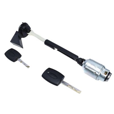 Bil Hood Release Lock Set Med 2x Keys 4m5aa16b970ab For For Focus II Mk2 2004-2012 Svart sølv