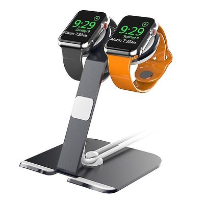 Dobbelt Smart Watch Charging Wire Base Charger Stand til Apple-watch 1/2/3/4/5/se