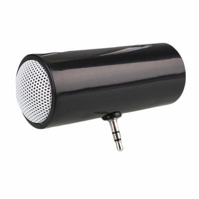 3,5 mm: n stereo minikaiutin kannettava mp3-musiikkisoitin kaiutinvahvistin kaiutin matkapuhelimeen musta
