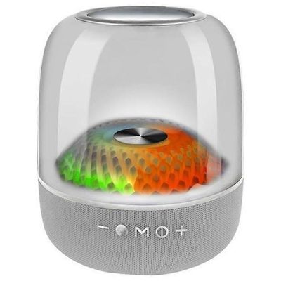 LP90 Daha lasitettu 40W langaton Bluetooth-kaiutin LED värikäs musiikkilaatikko Valkoinen